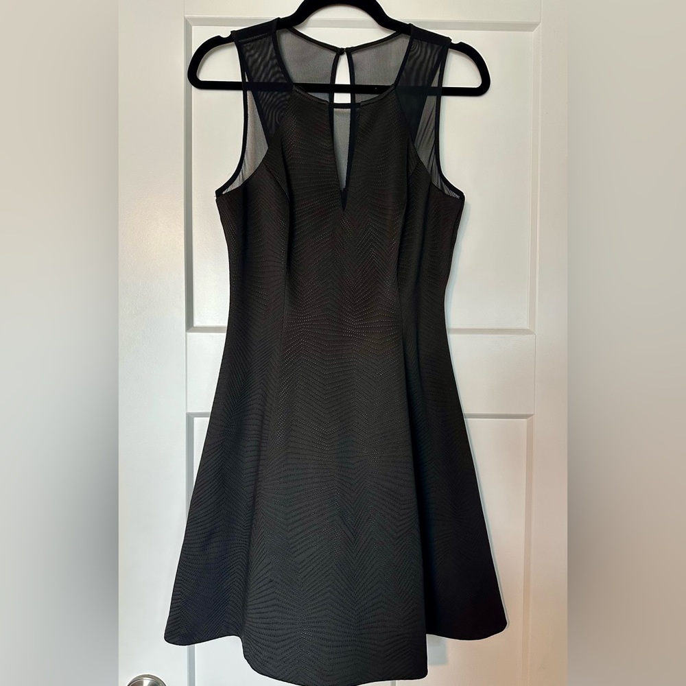 Guess Black Scuba Mini Dress